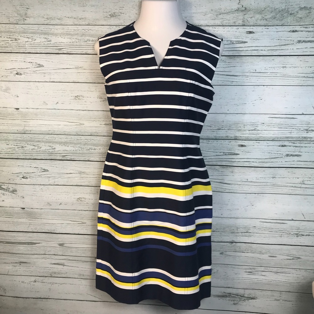 Tommy Hilfiger Striped Sleeveless Dress